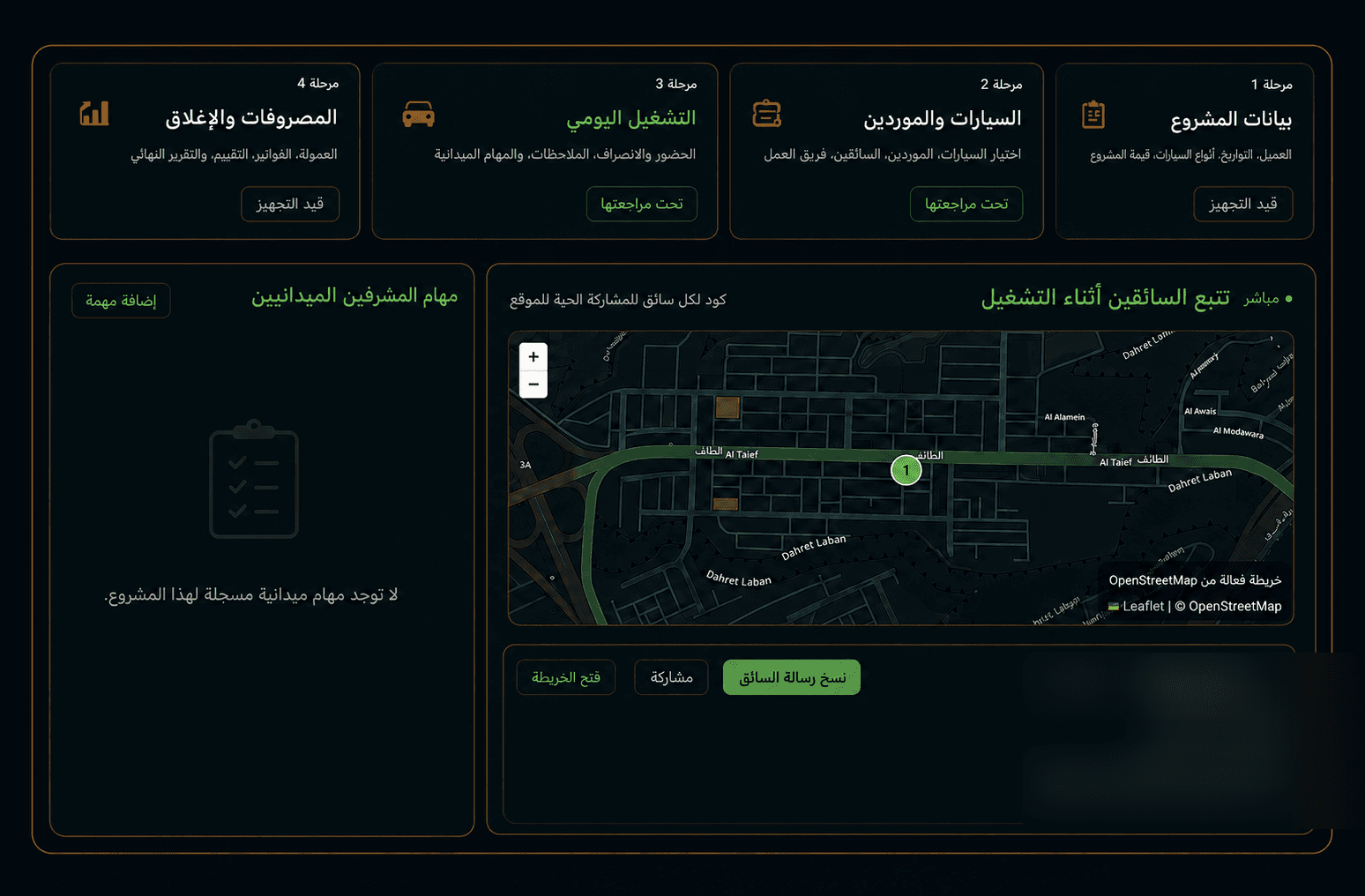 Live Tracking on the Map